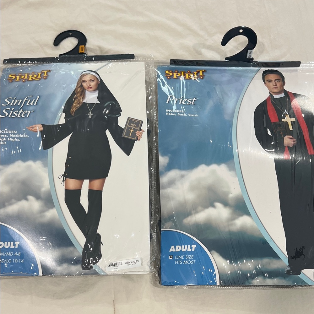 Spirit Sinful Sister Costume - Black and White